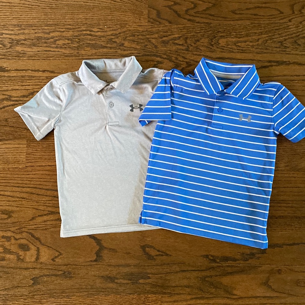 Boys Under Armour Polos size 6